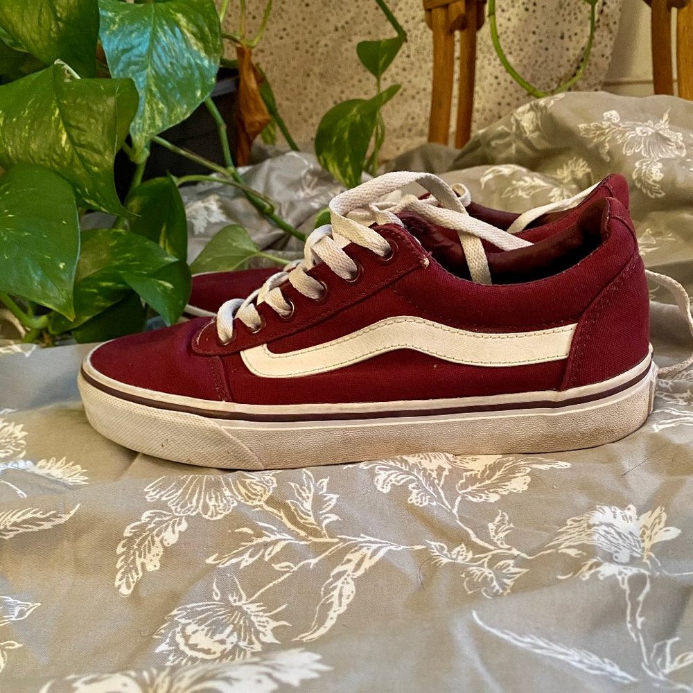 Maroon Vans